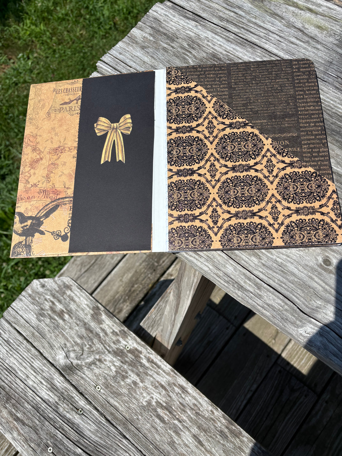 Handcrafted Ephemera Notebook/Journal Paris/Haute Couture