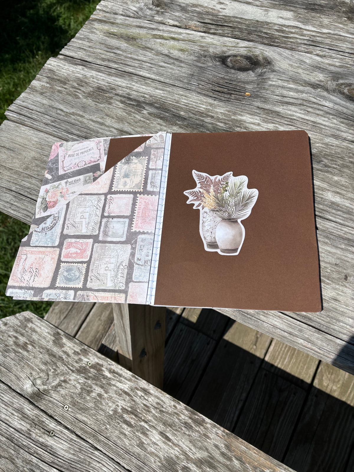 Handcrafted Ephemera Notebook/Journal