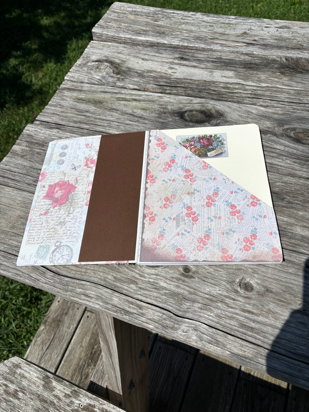 Handcrafted Ephemera Notebook/Journal