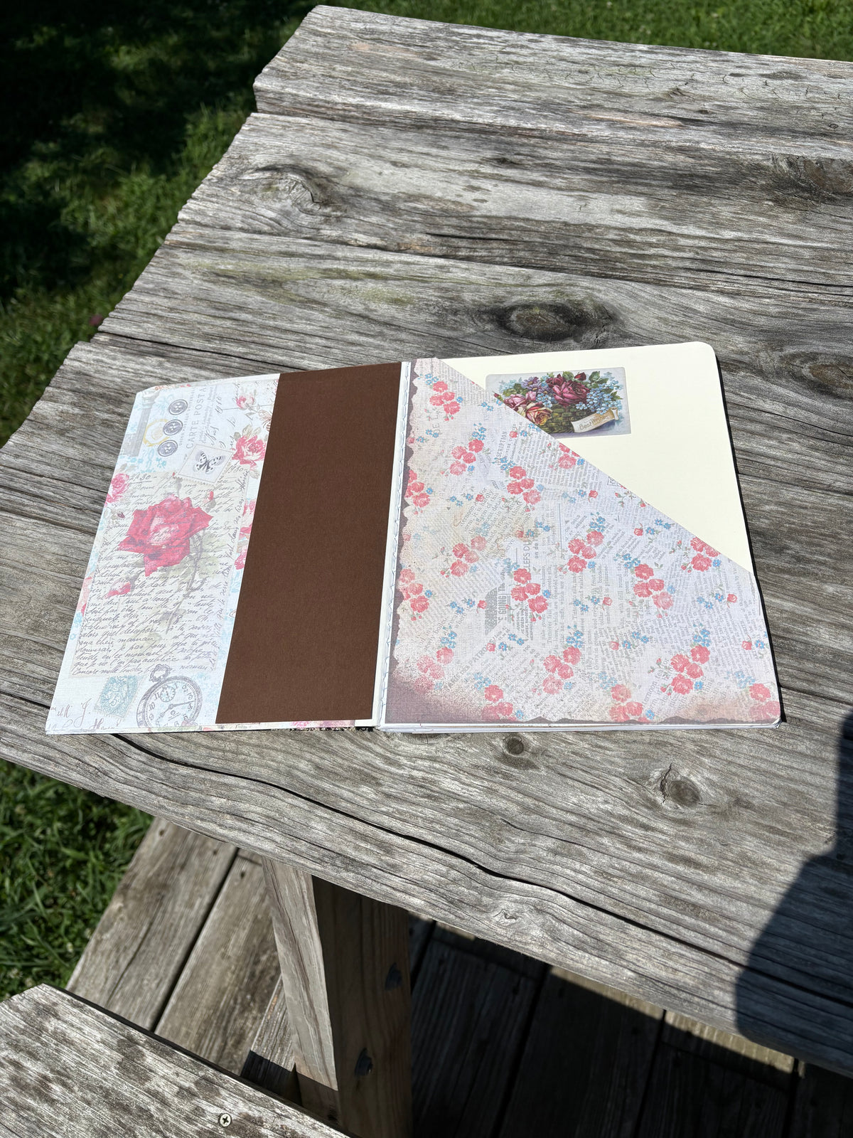 Handcrafted Ephemera Notebook/Journal