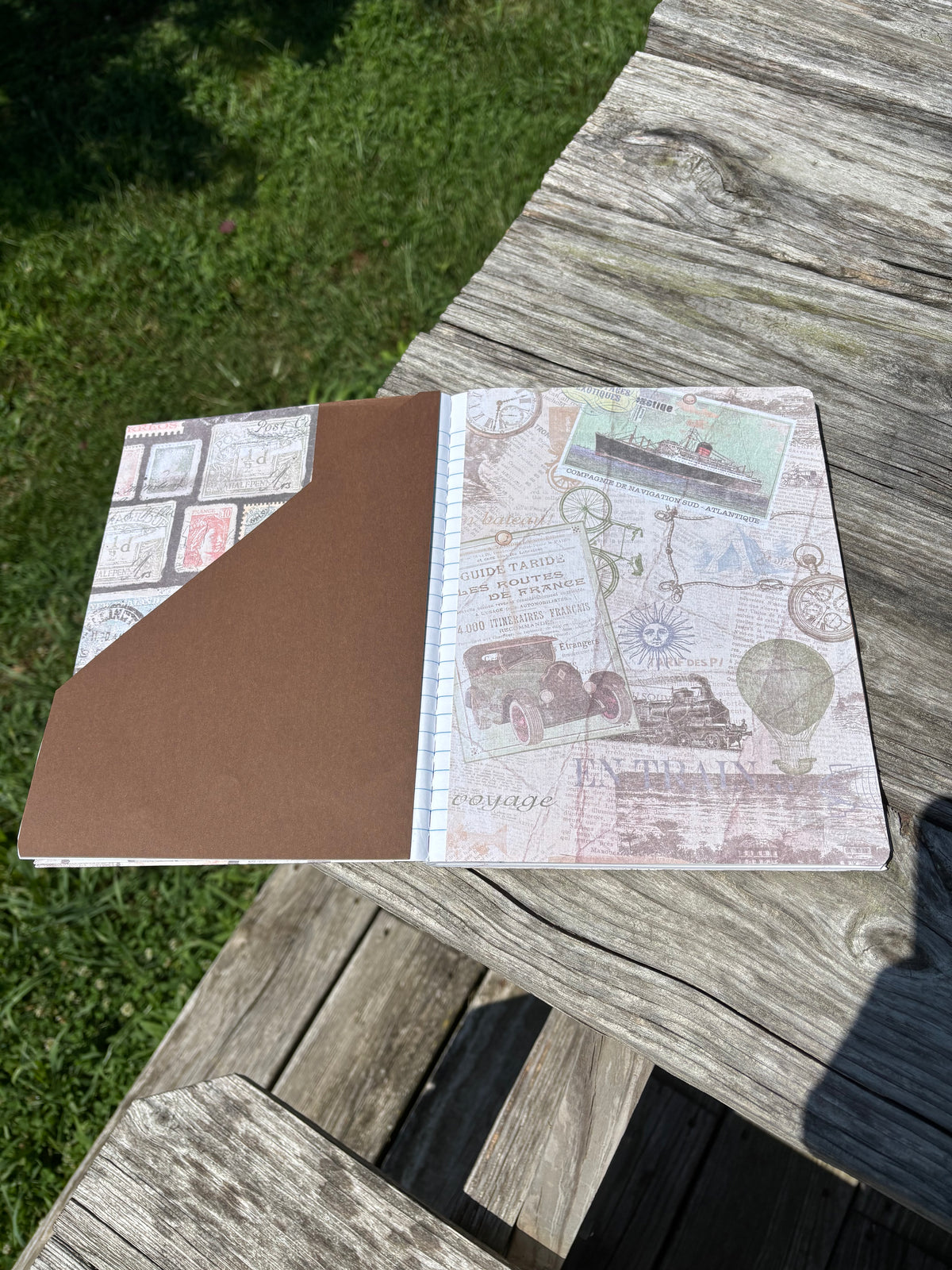 Ephemera Notebook/Journal Handcrafted