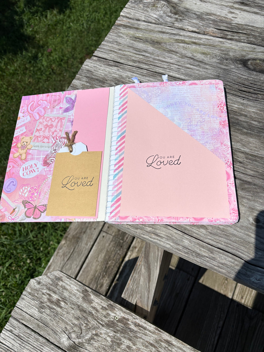 Pink & Purple Balloon & Shells Journal / Notebook