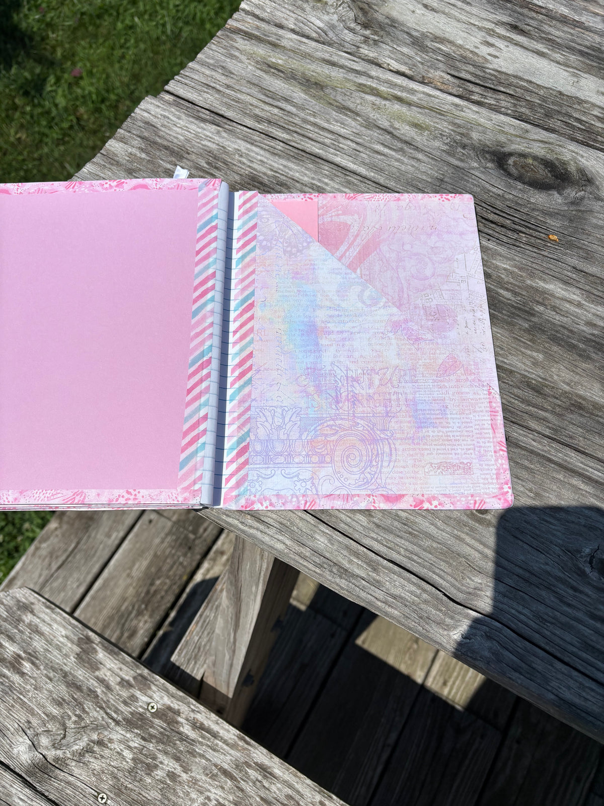 Pink & Purple Balloon & Shells Journal / Notebook