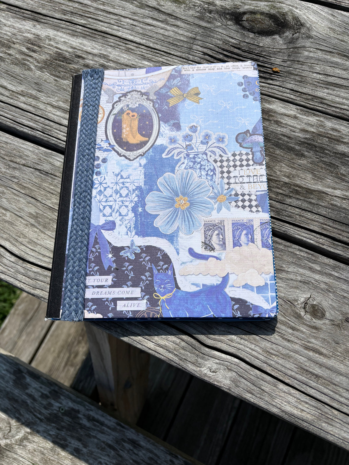Blue Floral Journal
