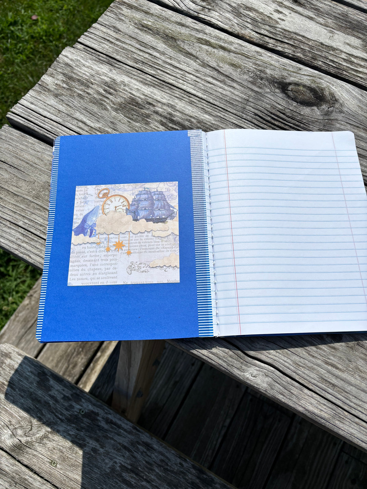 Blue Floral Journal