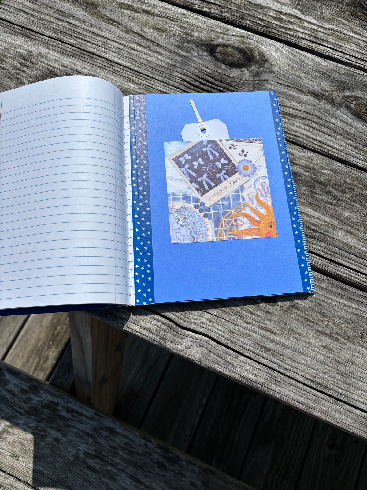 Blue Floral Journal
