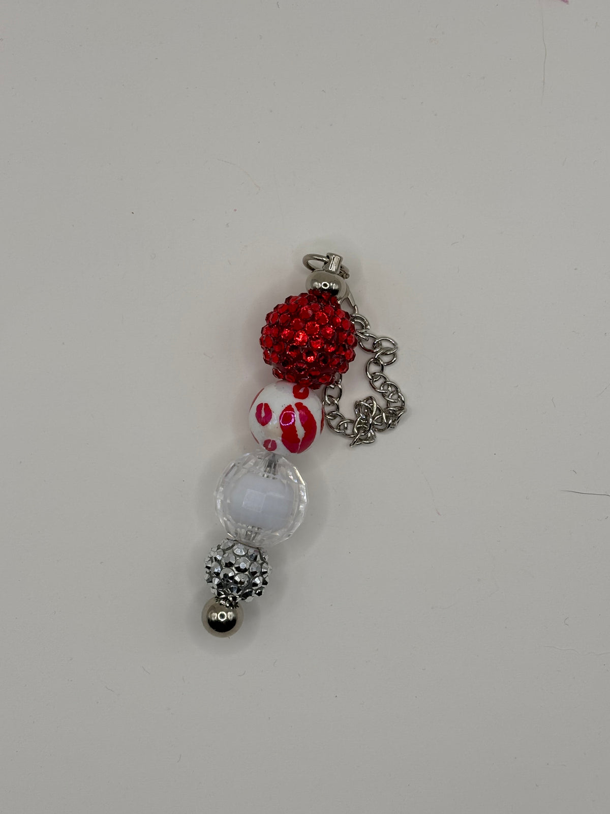 Red and White Cup Charm or Handbag Charm