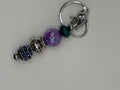 Purple Key Chain or Cup Charm