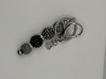 Black Key Chain or Cup Charm