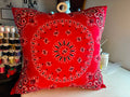 Red Bandana 20 x 20 Pillow