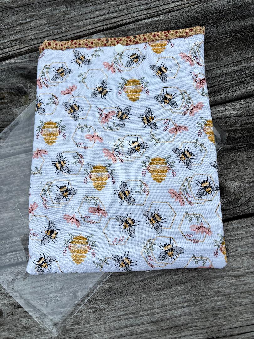 Honey Bee Book Sleeve/Tablet Sleeve