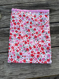 Pink Floral Book Sleeve/Tablet Sleeve
